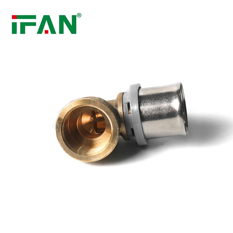 PEX mosiężny kolanko żeńskie