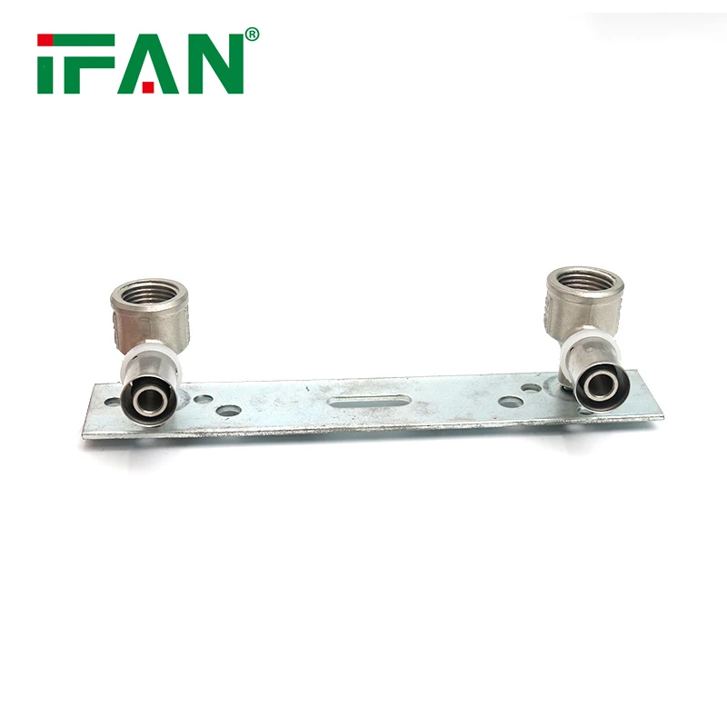 PEX miedziany duplex żeński kolano