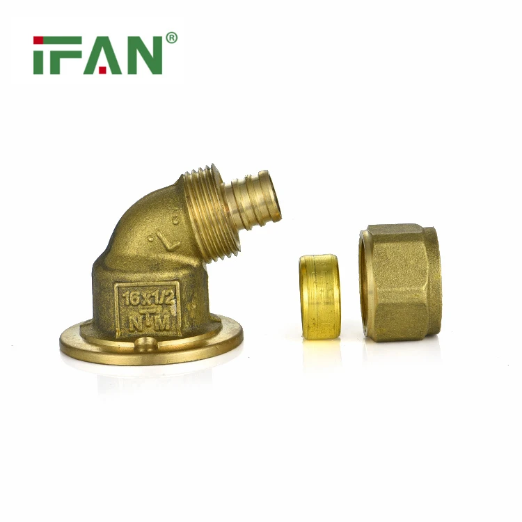 IFAN CSA B137 Mosiężny łokieć ściskający żeński siedzący - obrazek 3