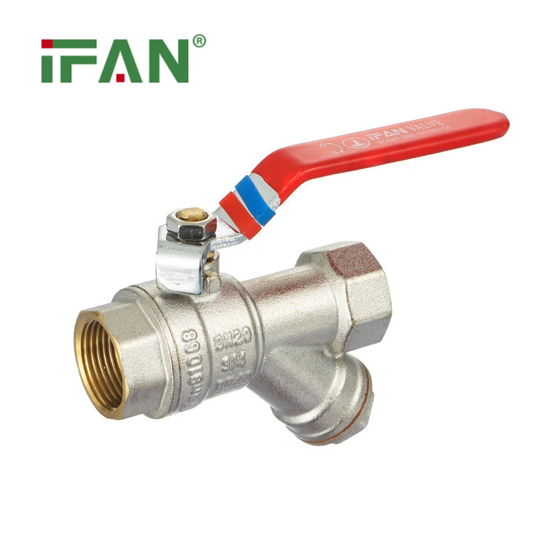 Zawór kulowy z filtrem