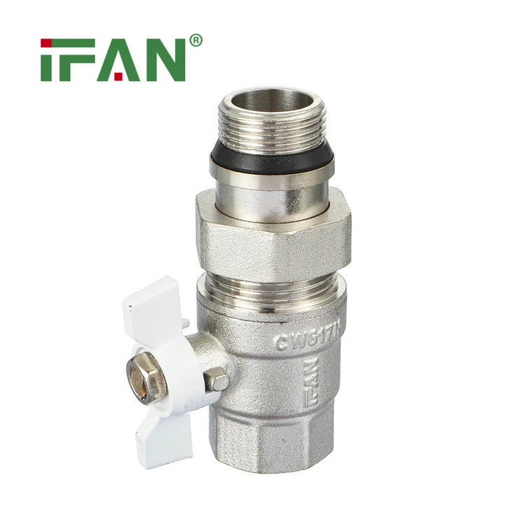 Zawór kulowy z uchwytem motylkowym