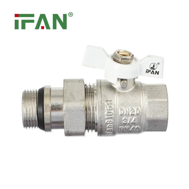 Zawór kulowy z uchwytem motylkowym