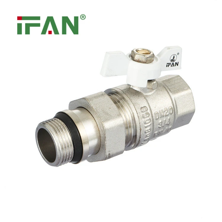 Zawór kulowy z uchwytem motylkowym